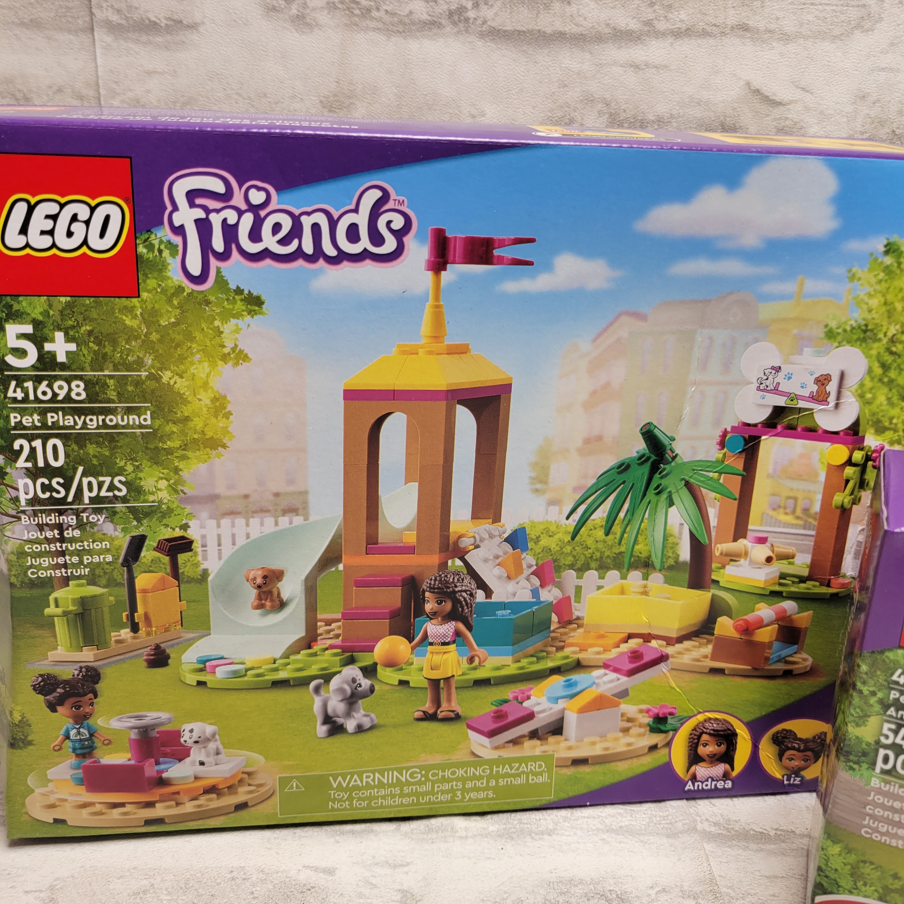 LEGO Friends Pet Playground 41698 & Pet Clinic Ambulance (7922185240814)